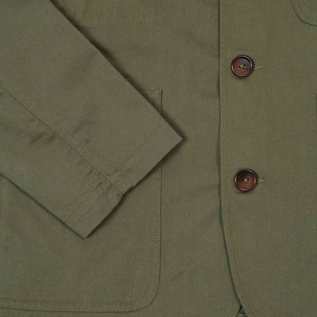 Universal Works Bakers Jacket - Light Olive