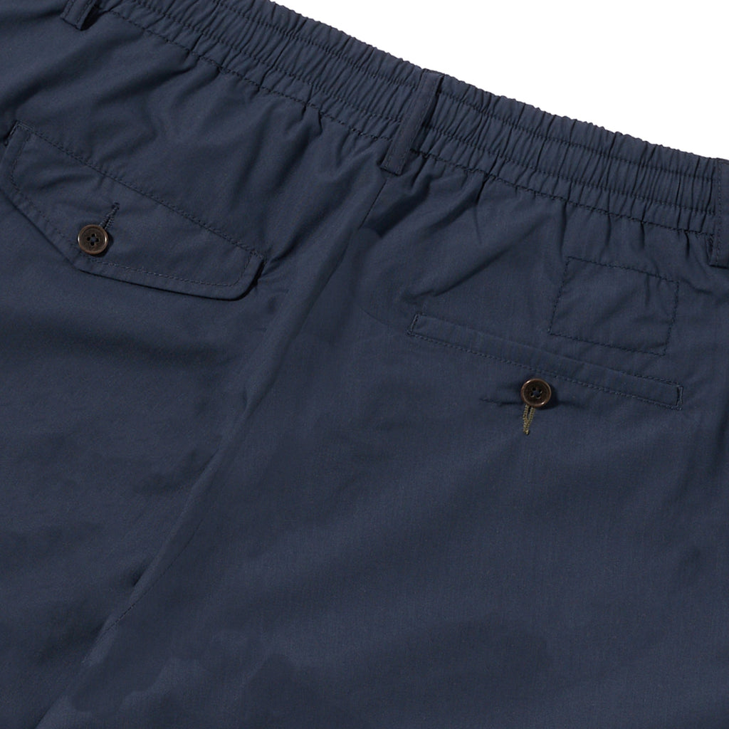 Universal Works Recycled Polyester Tech Pleated Track Shorts - Navy