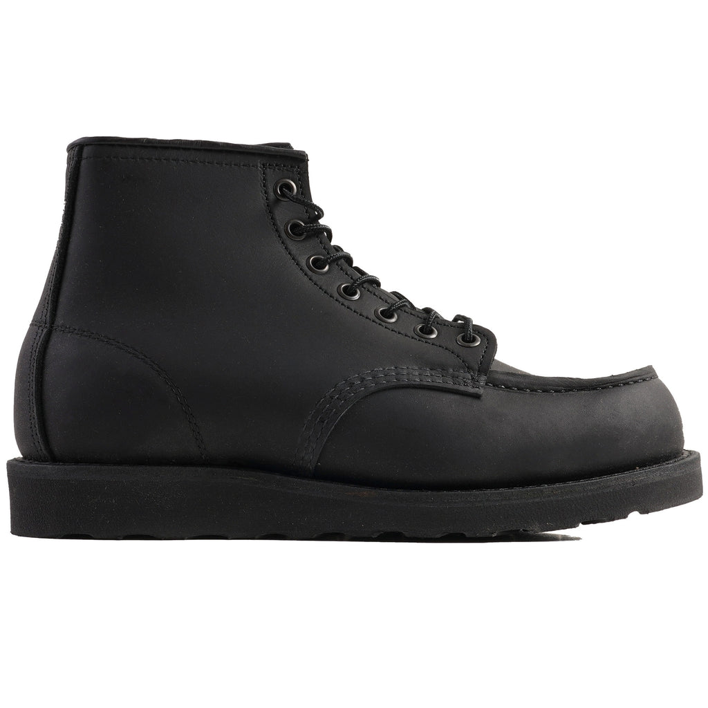 Classic Moc Toe Boots - Black