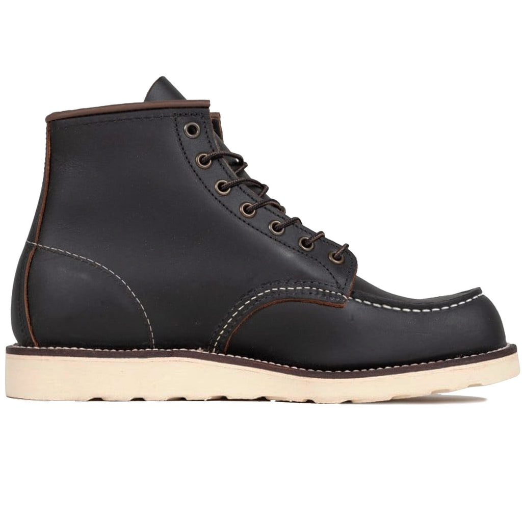 Classic Moc Toe Boots - Black