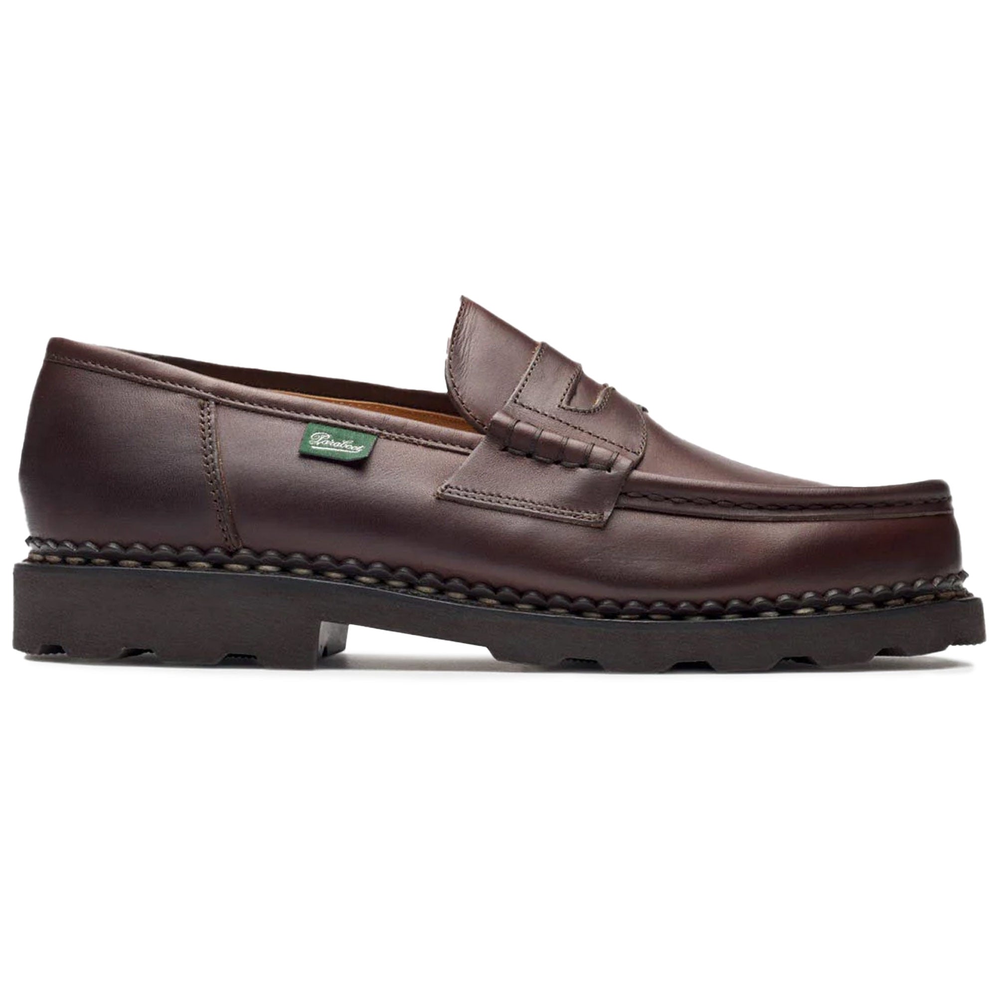 靴 PARABOOT REIMS MARCHE LIS CAFE 7 BRW Paraboot Reims Marche - Cafe – Stuarts London