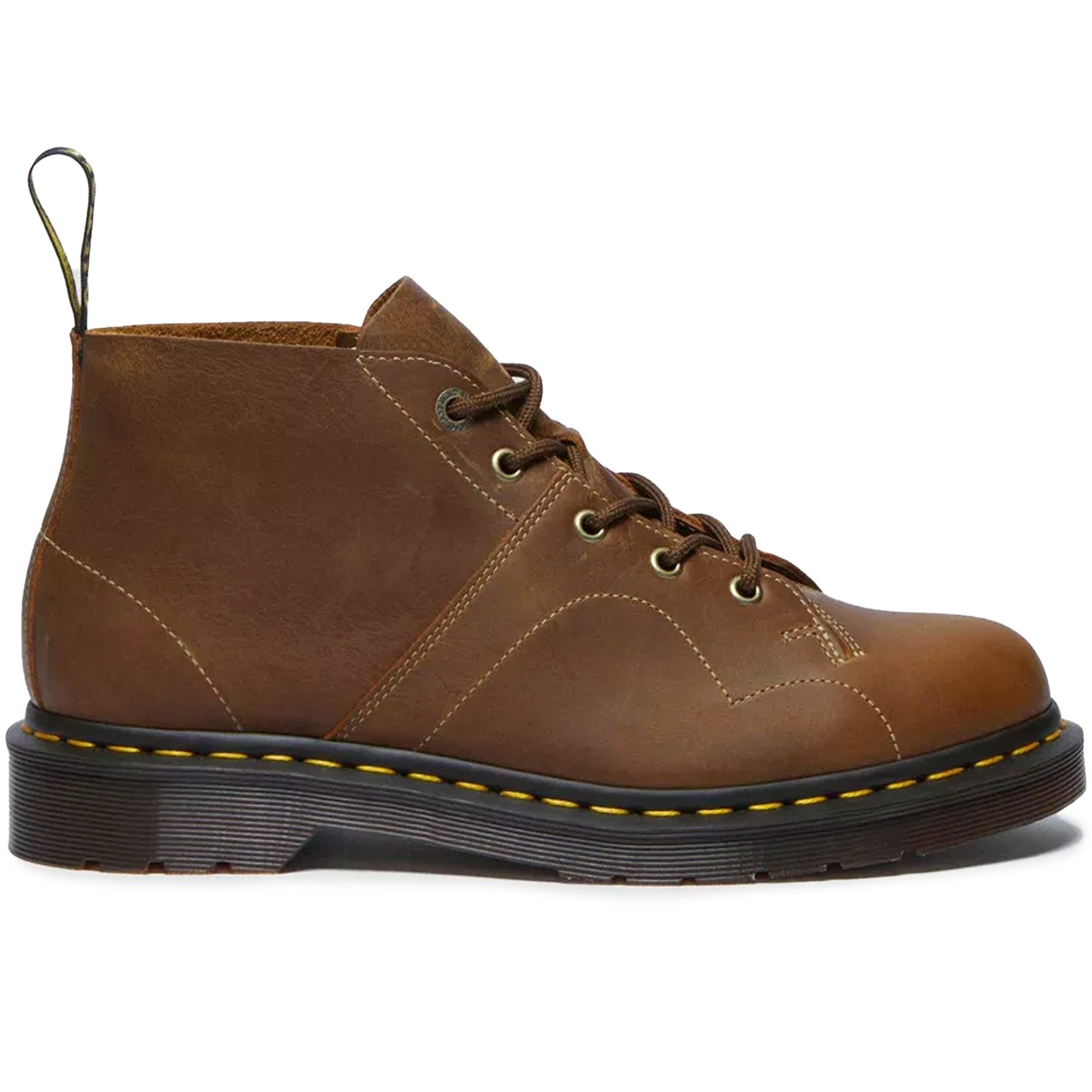 Dr. Martens Burnished Waxy Church Monkey Boots - Tan – Stuarts London