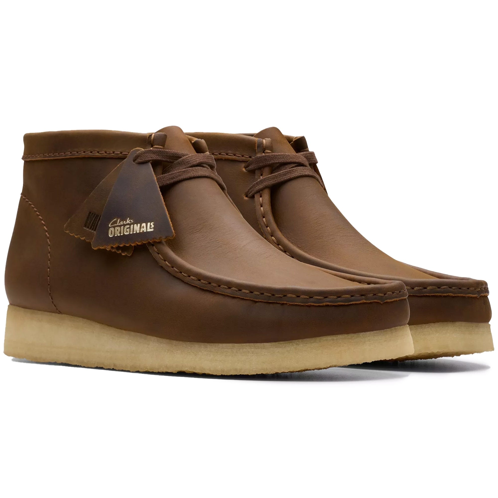 Clarks Wallabee Boot | Beeswax | 26134196 – Stuarts London