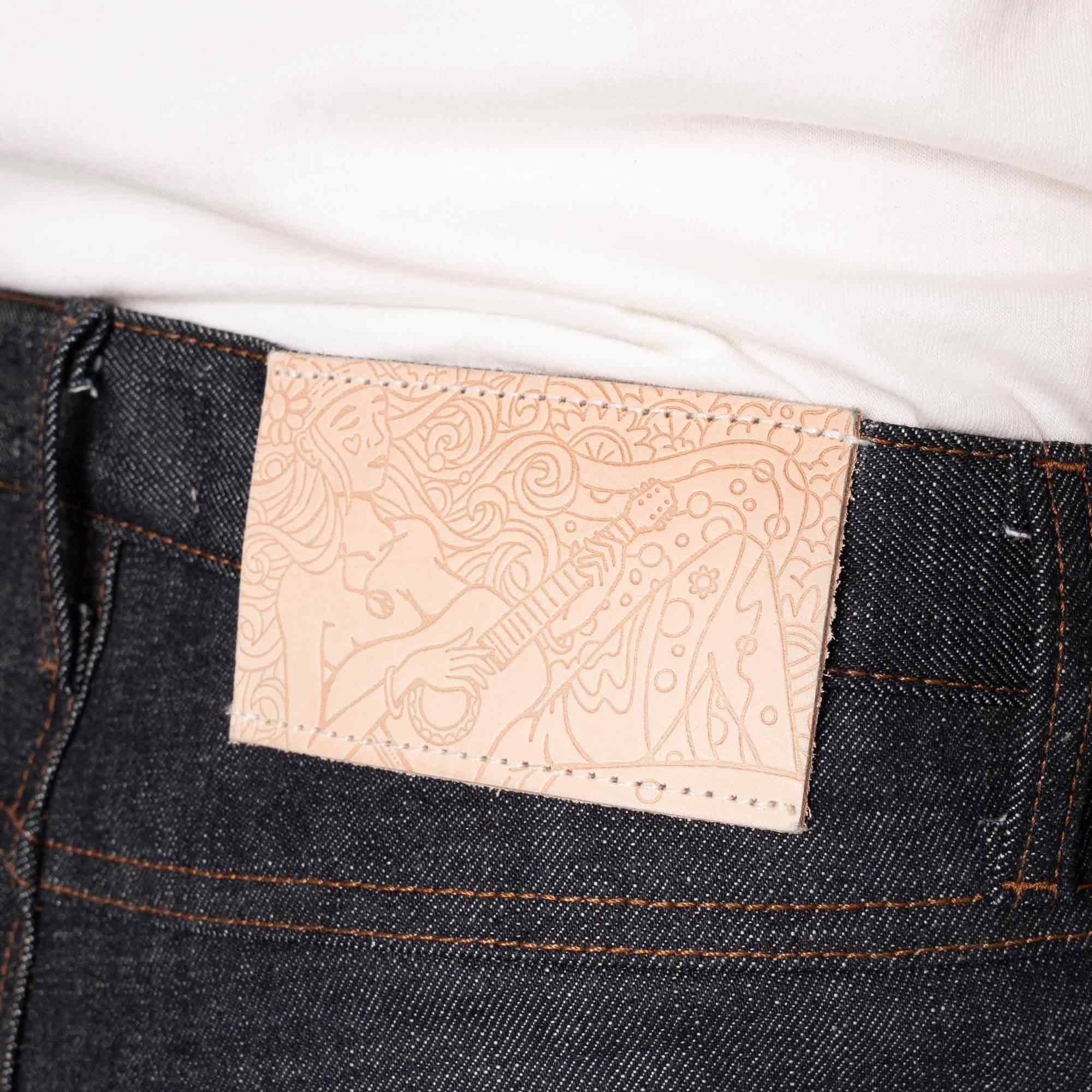 Weird Guy Love & Peace Selvedge Jeans - Indigo