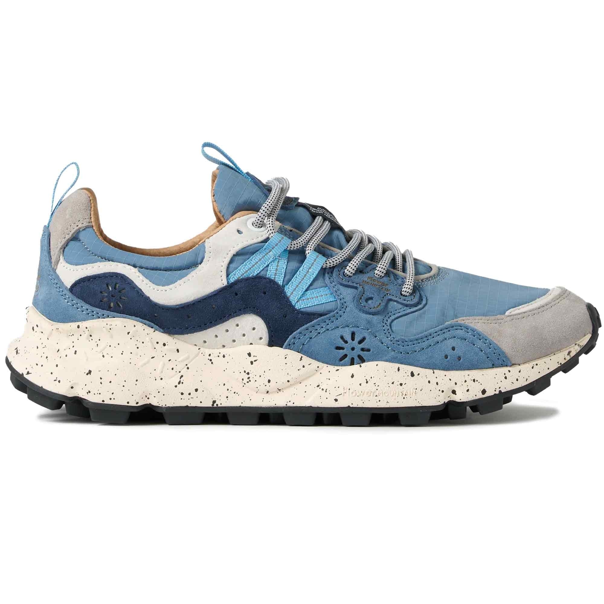 Flower Mountain Yamano 3 Suede and Nylon - Light Grey