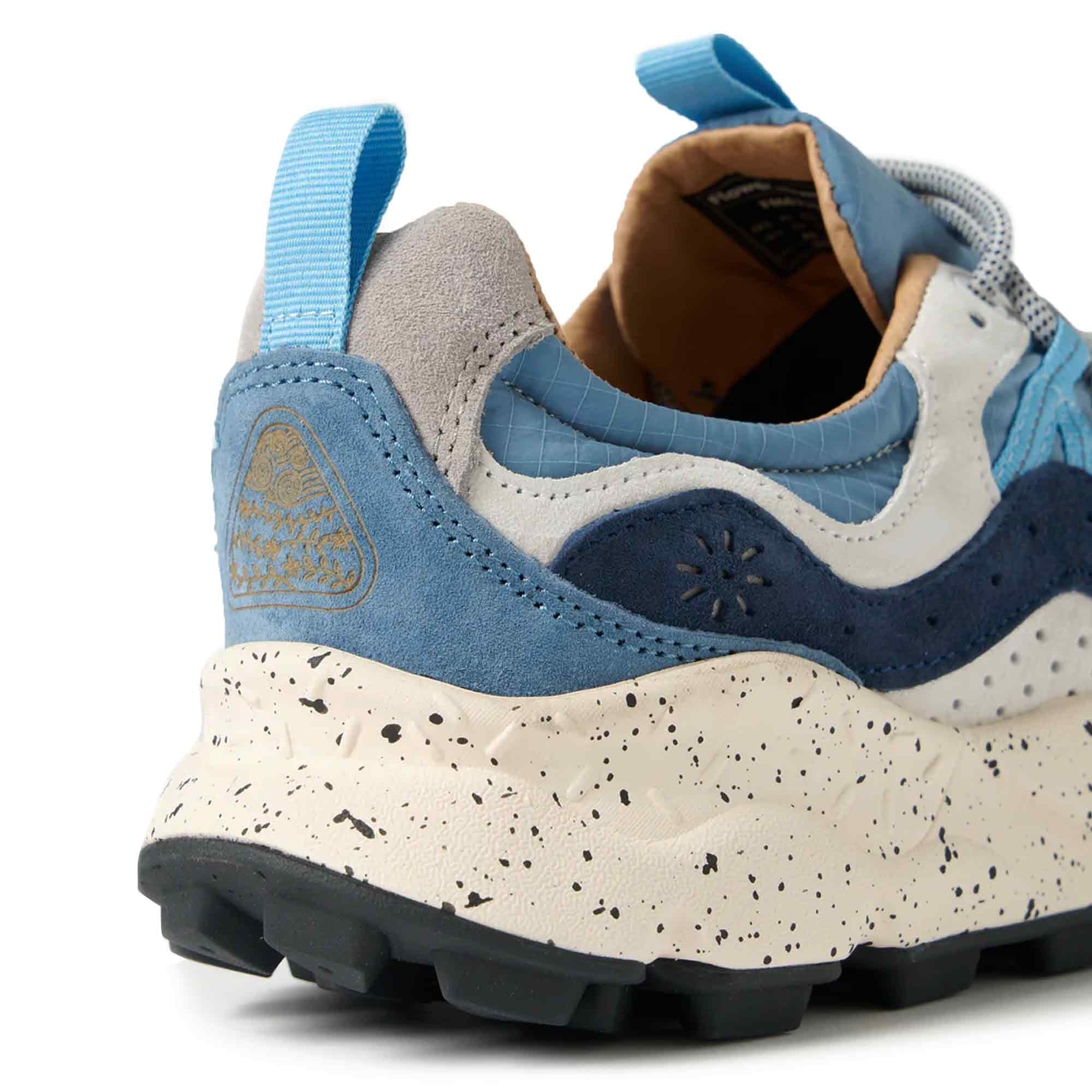 Flower Mountain Yamano 3 Suede and Nylon - Light Grey