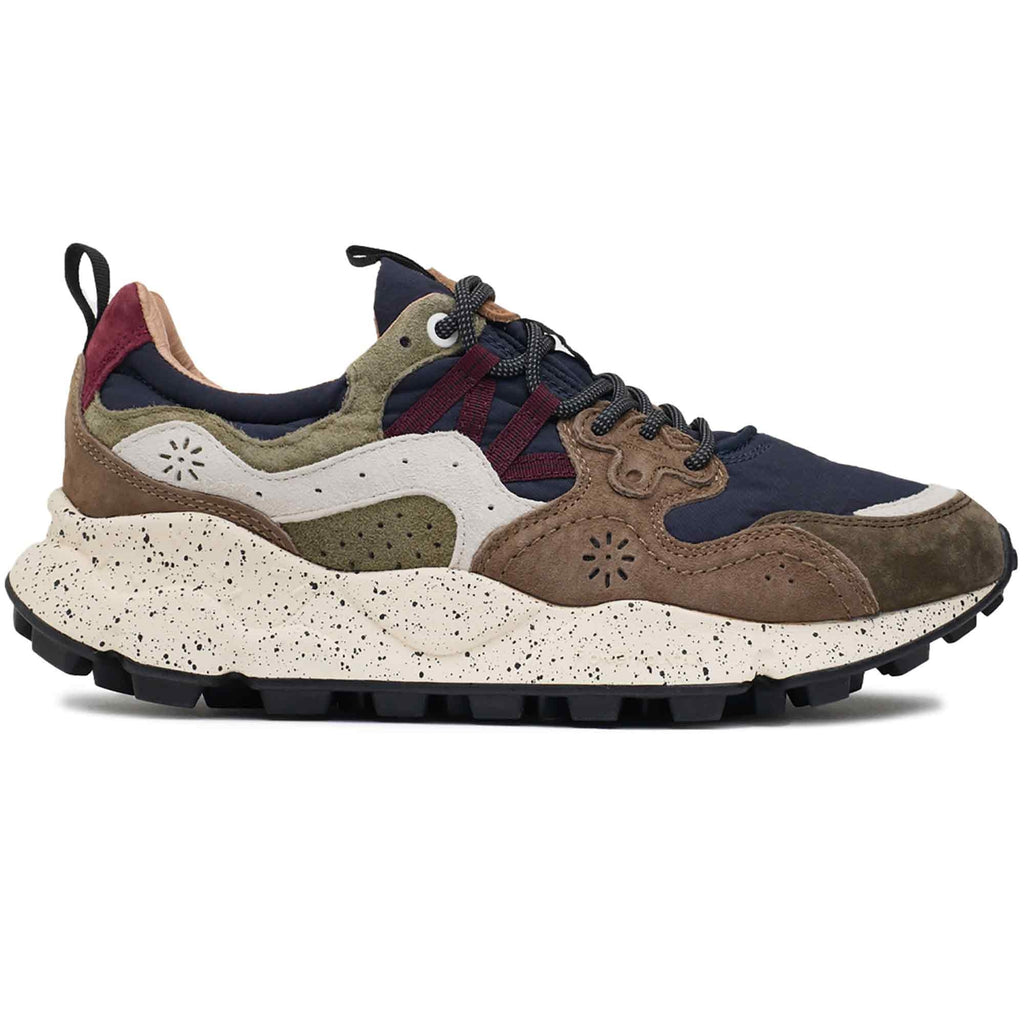 Flower Mountain Yamano 3 Suede and Nylon - Brown and Navy