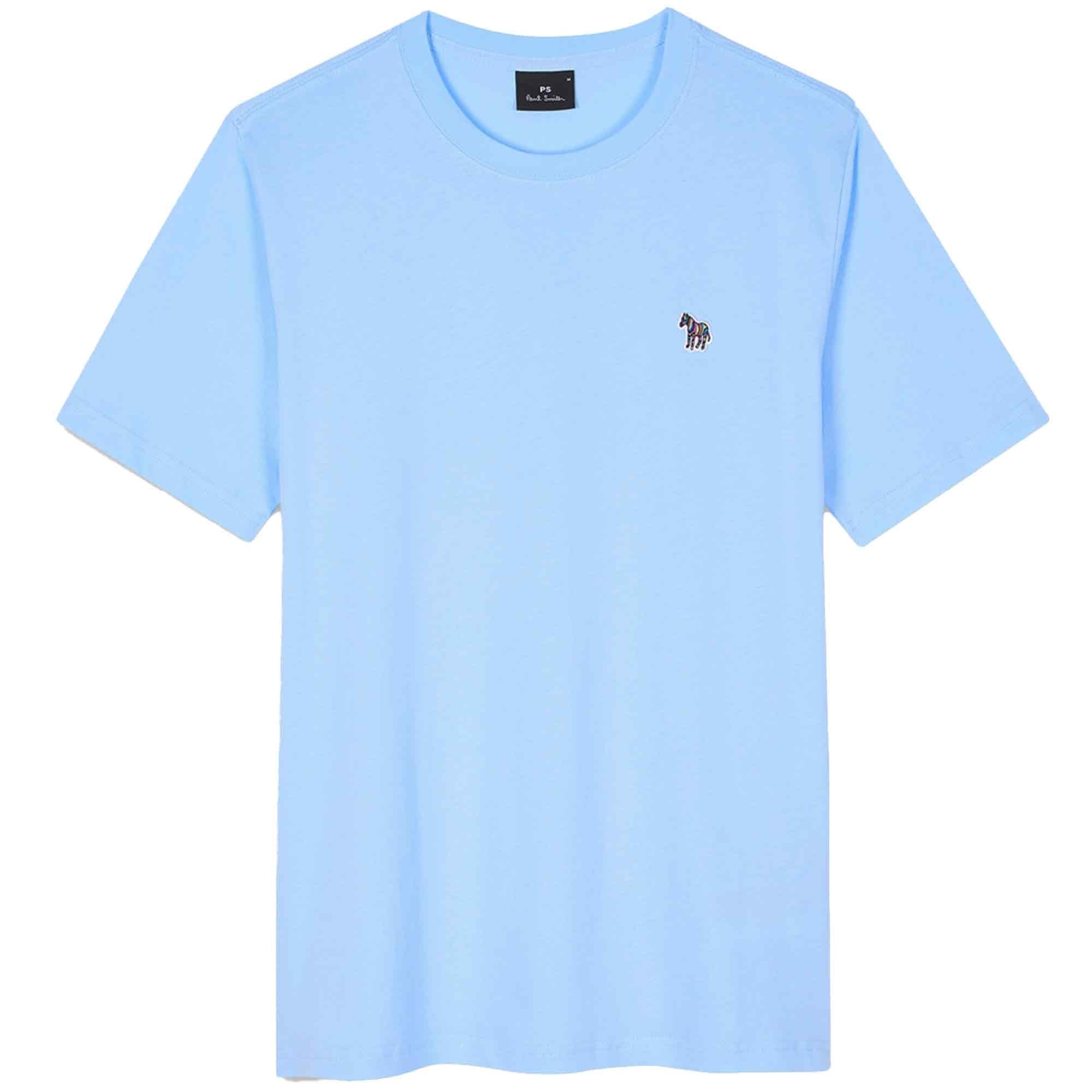 Paul Smith Cotton Zebra Logo T-Shirt - Light Blue