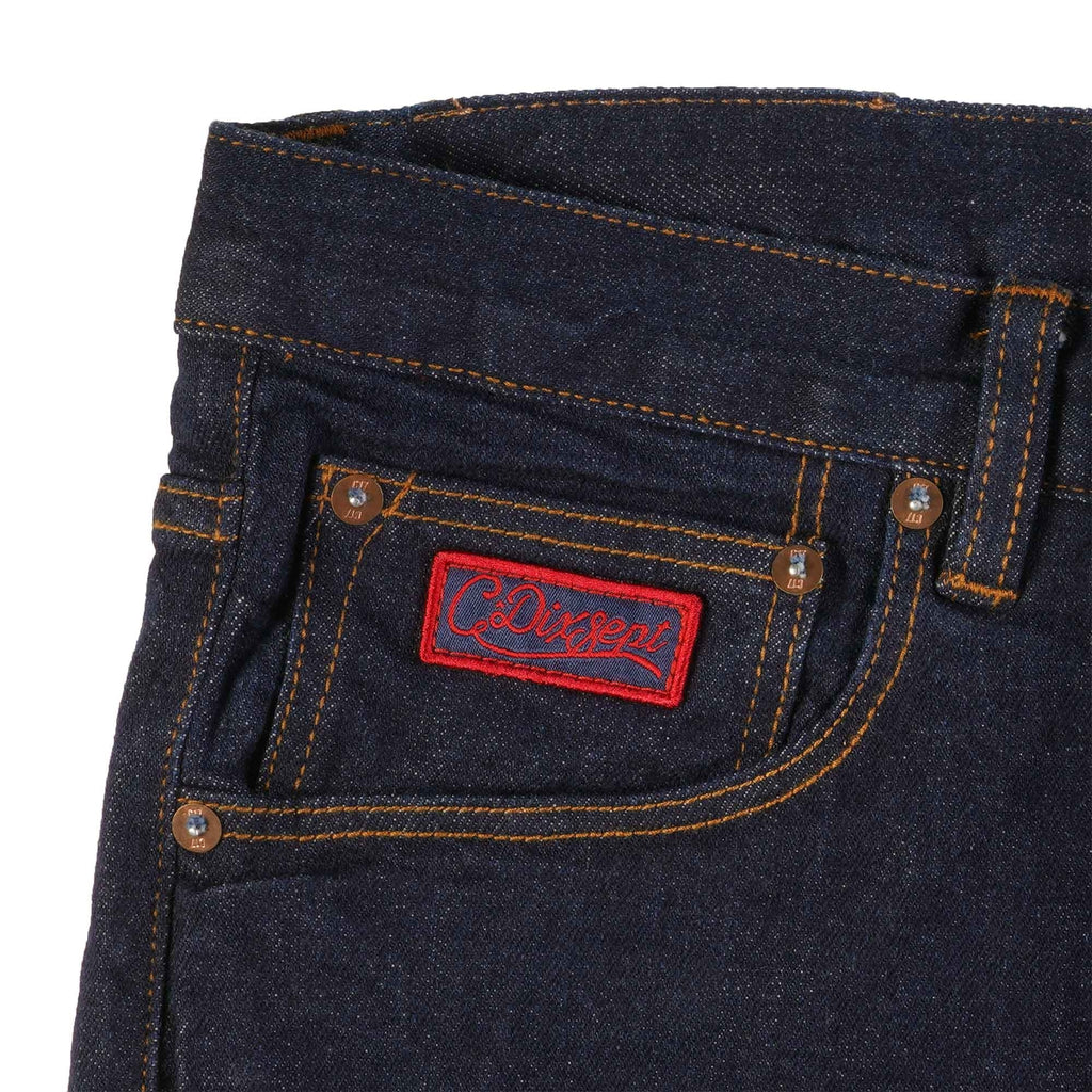 C17 Jeans Preshrunk Original Loose Fit Red Selvedge Jeans - Denim