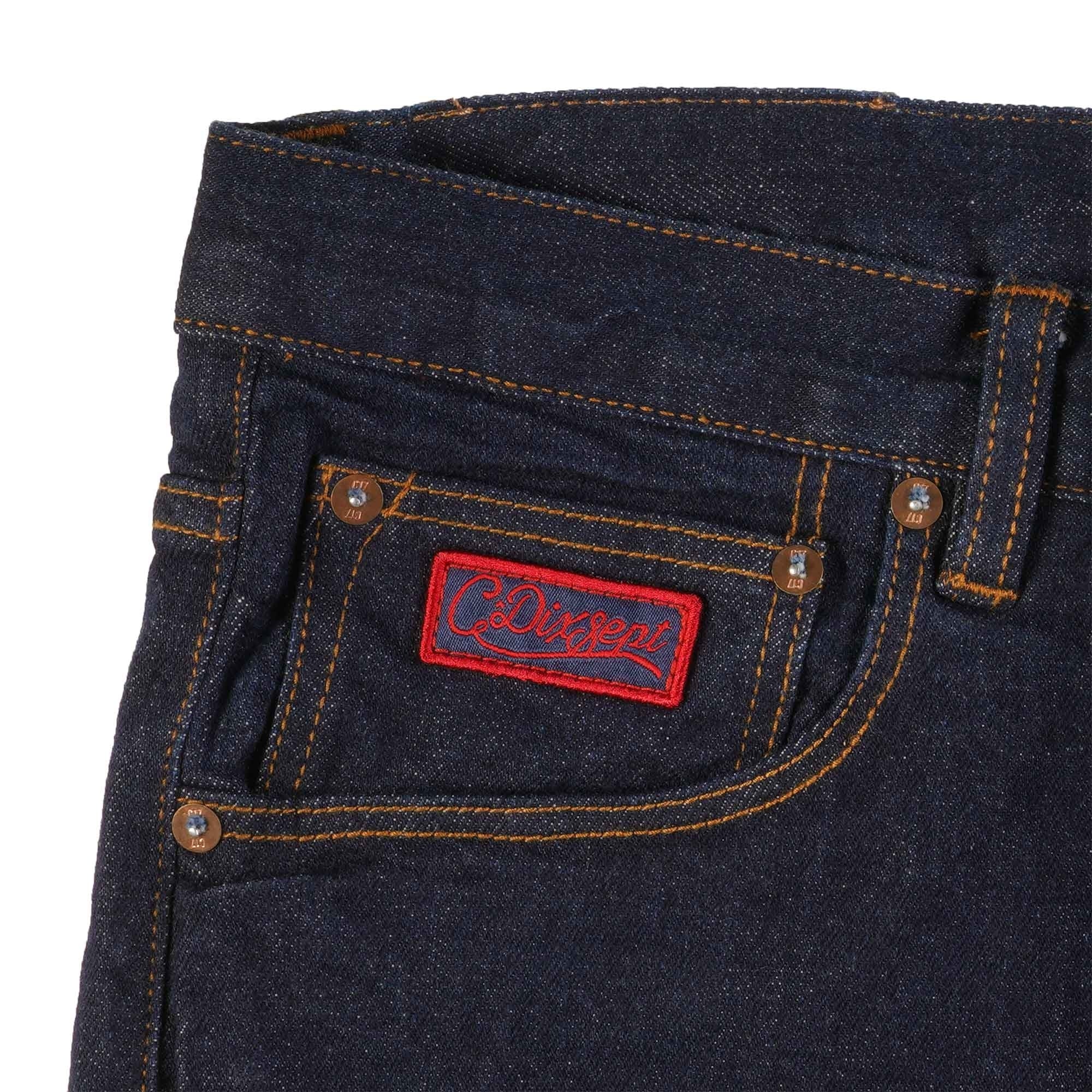 C17 Jeans Preshrunk Original Loose Fit Red Selvedge Jeans - Denim