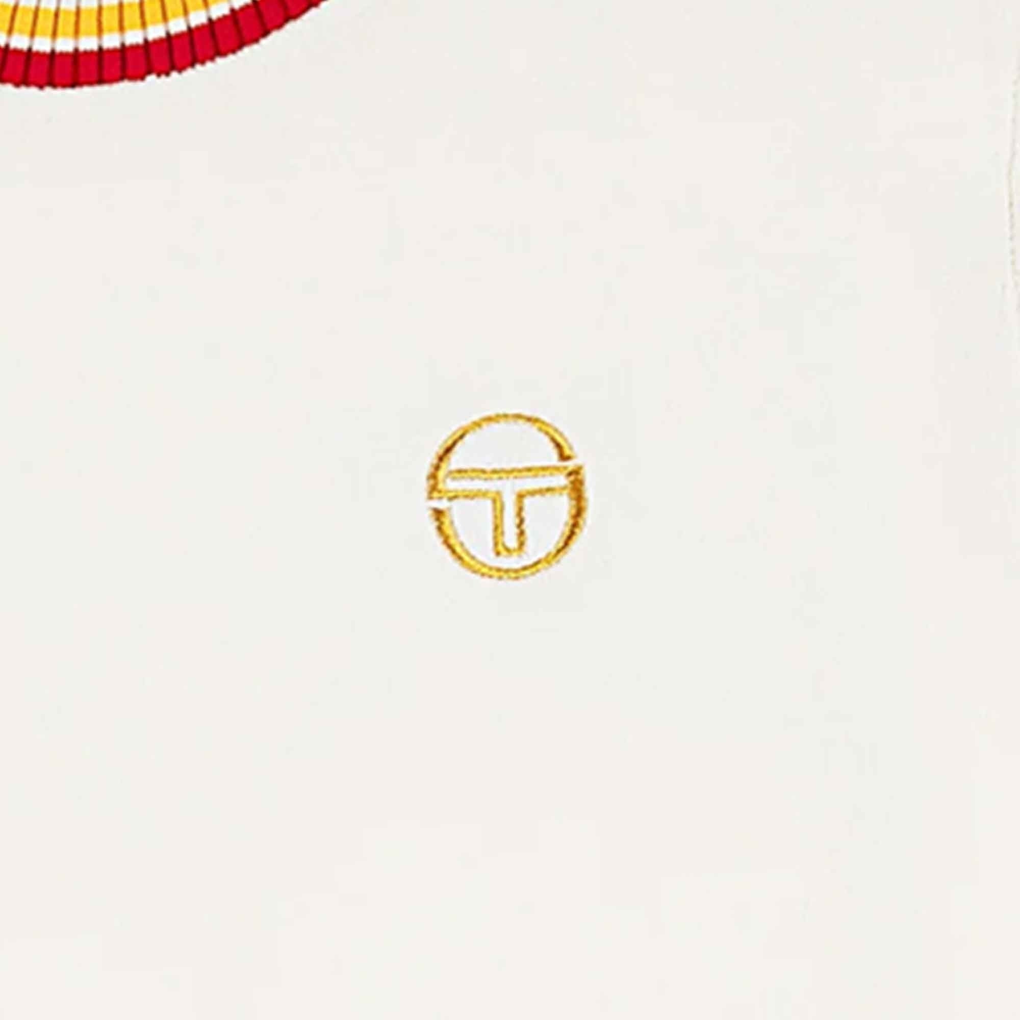 Sergio Tacchini Slice Velour T-Shirt - Gardenia