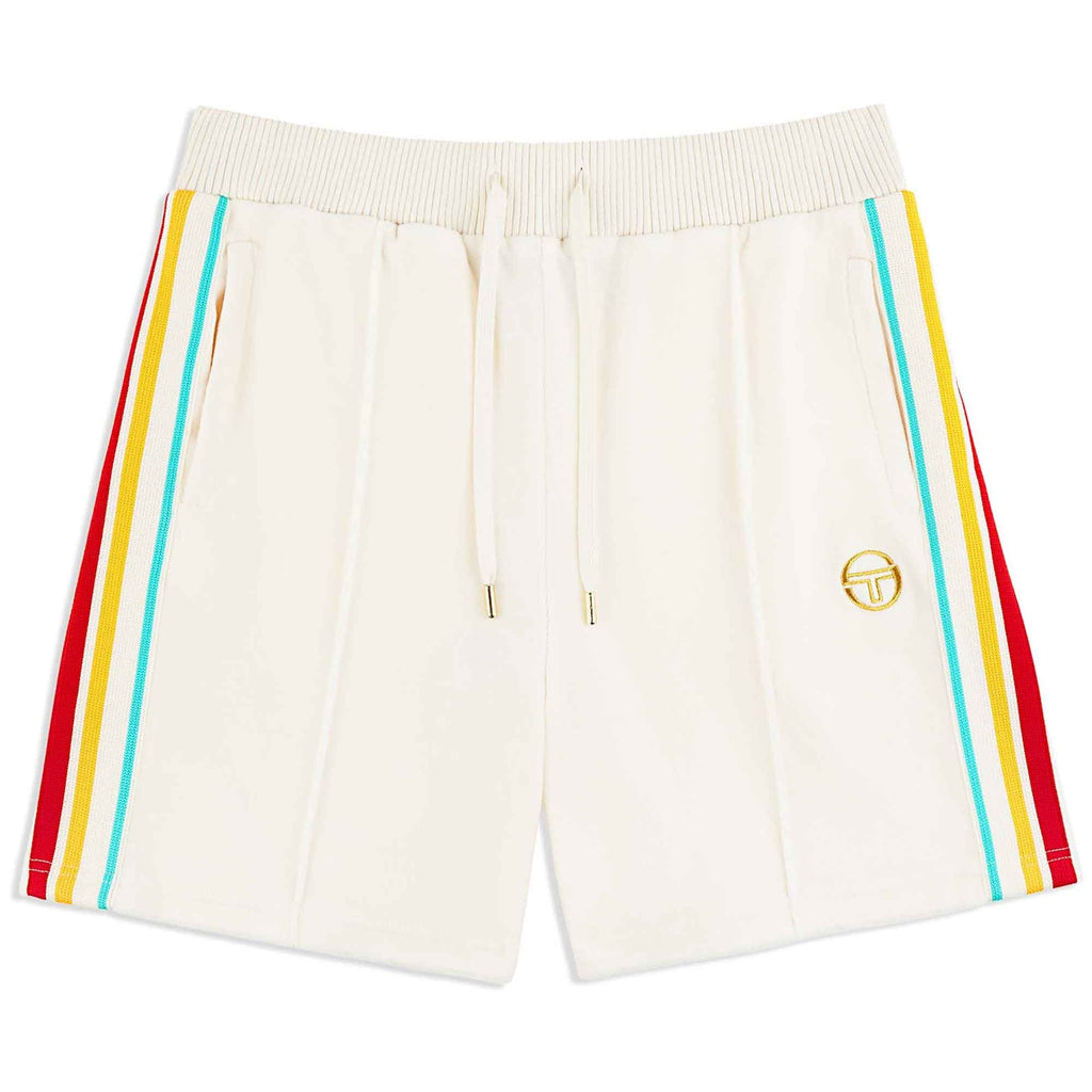 Sergio Tacchini Slice Velour Shorts - Gardenia