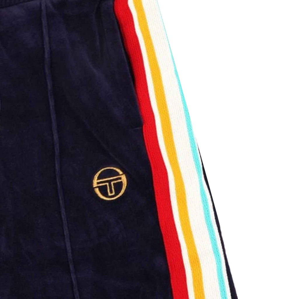 Sergio Tacchini Slice Velour Shorts - Maritime Blue