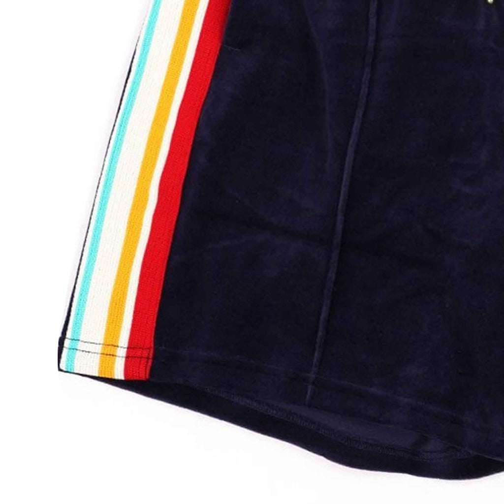 Sergio Tacchini Slice Velour Shorts - Maritime Blue