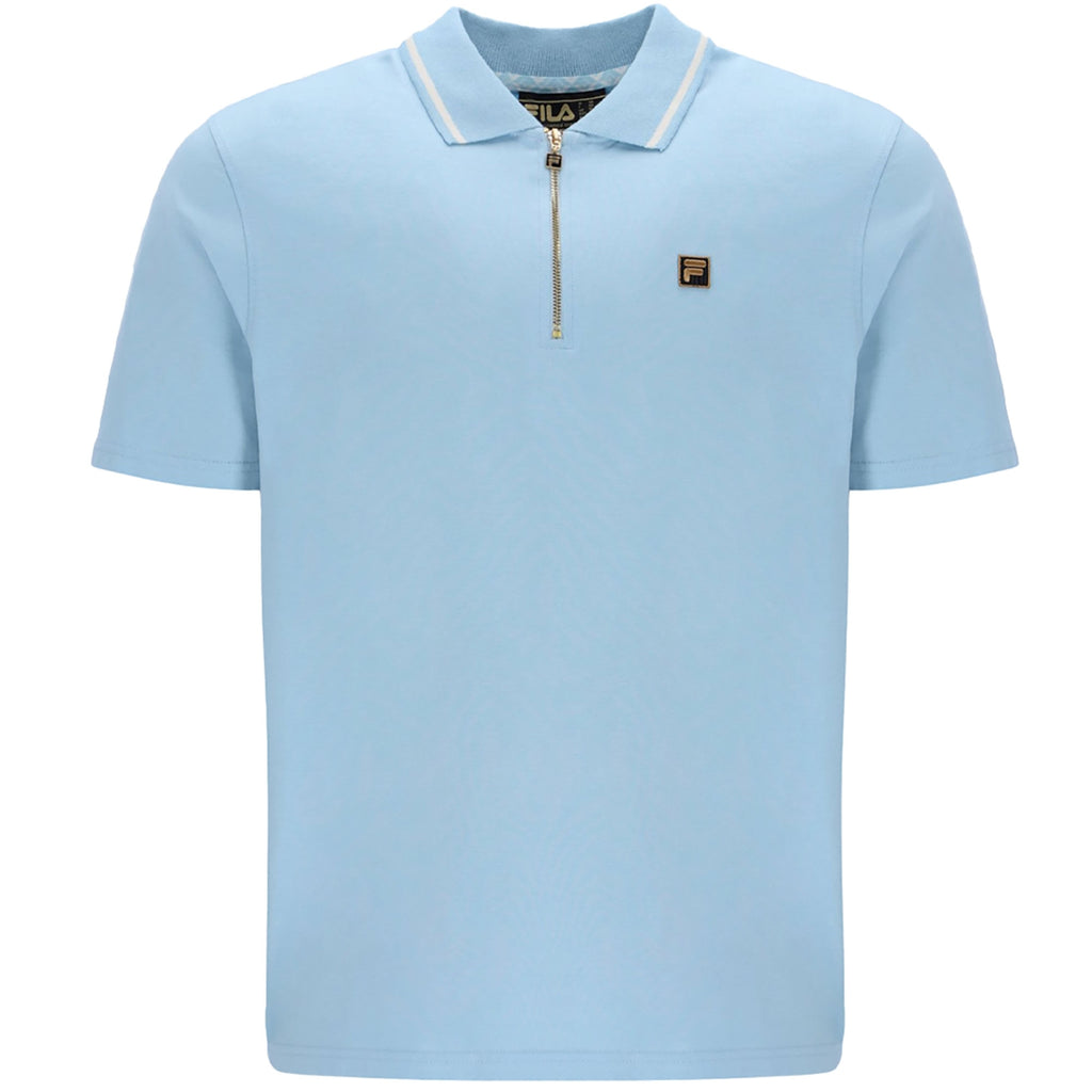 Fila Vintage Lemar Polo Shirt - Summer Blue