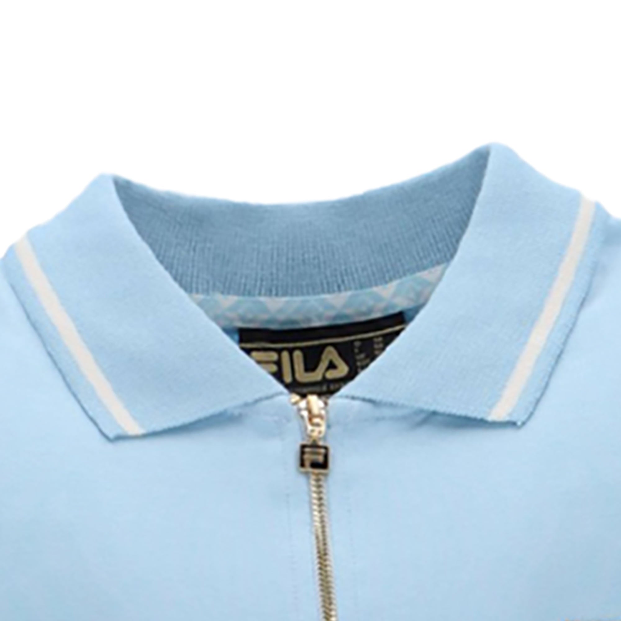 Fila Vintage Lemar Polo Shirt - Summer Blue