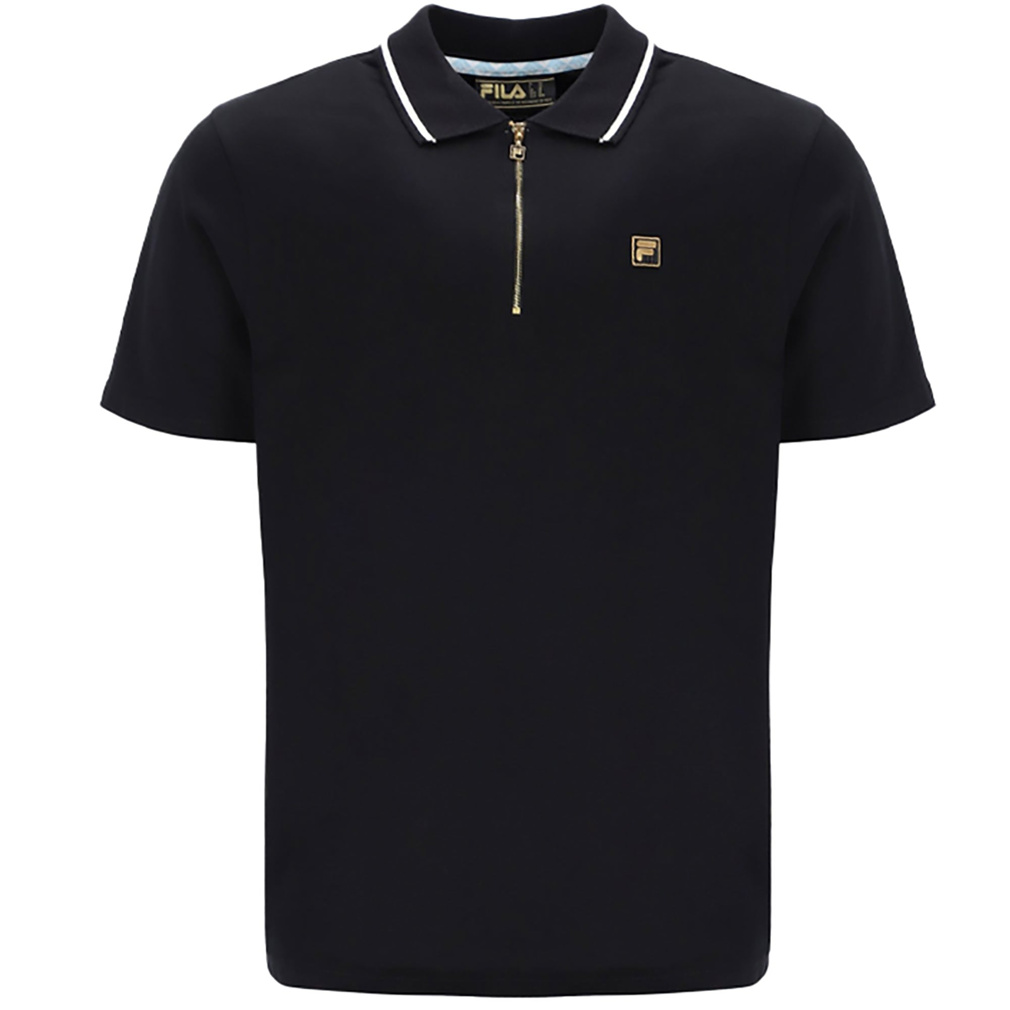 Fila Vintage Lemar Polo Shirt - Black