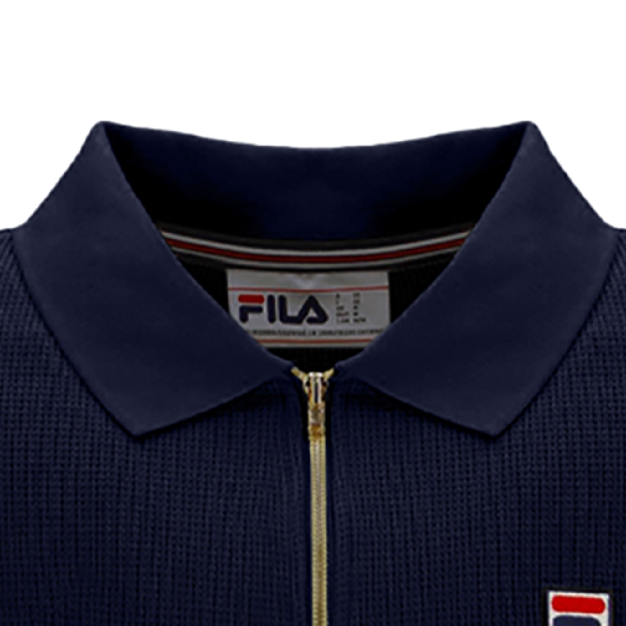 Fila Vintage Benjamin Polo Shirt - Fila Navy