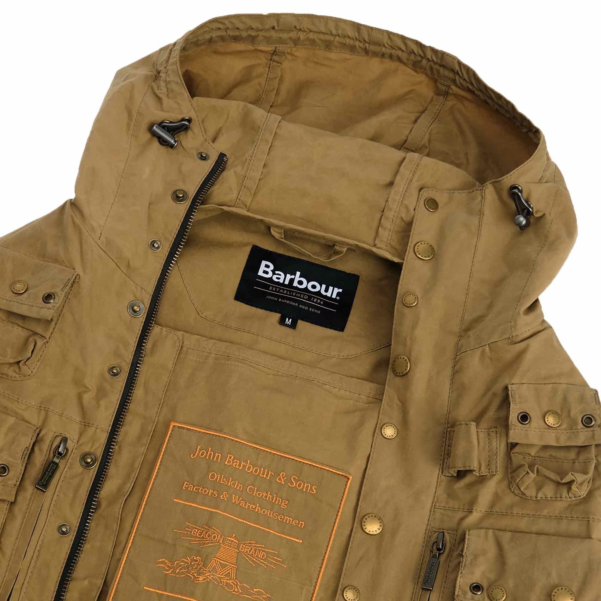 Barbour Field Utility Casual Jacket - Golden Khaki