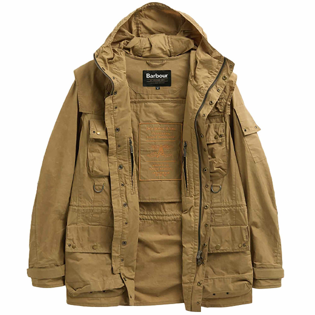 Barbour Field Utility Casual Jacket - Golden Khaki
