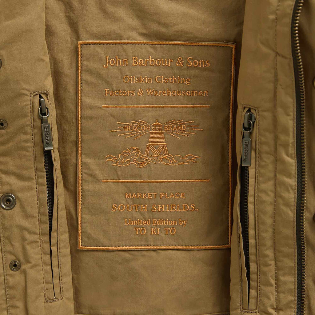 Barbour Field Utility Casual Jacket - Golden Khaki