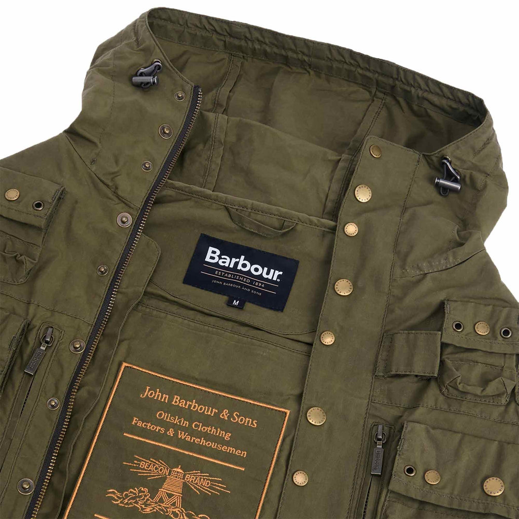 Barbour Field Utility Casual Jacket - Dusky Green