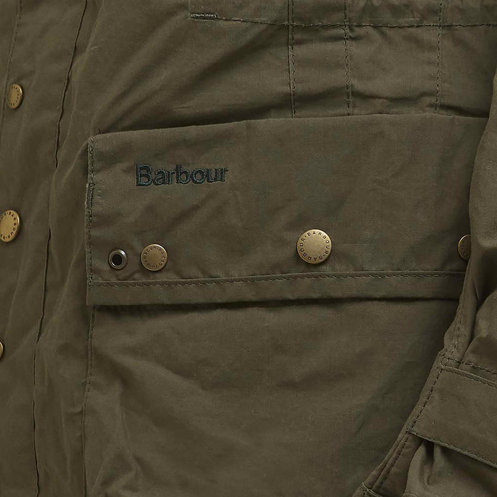 Barbour Field Utility Casual Jacket - Dusky Green