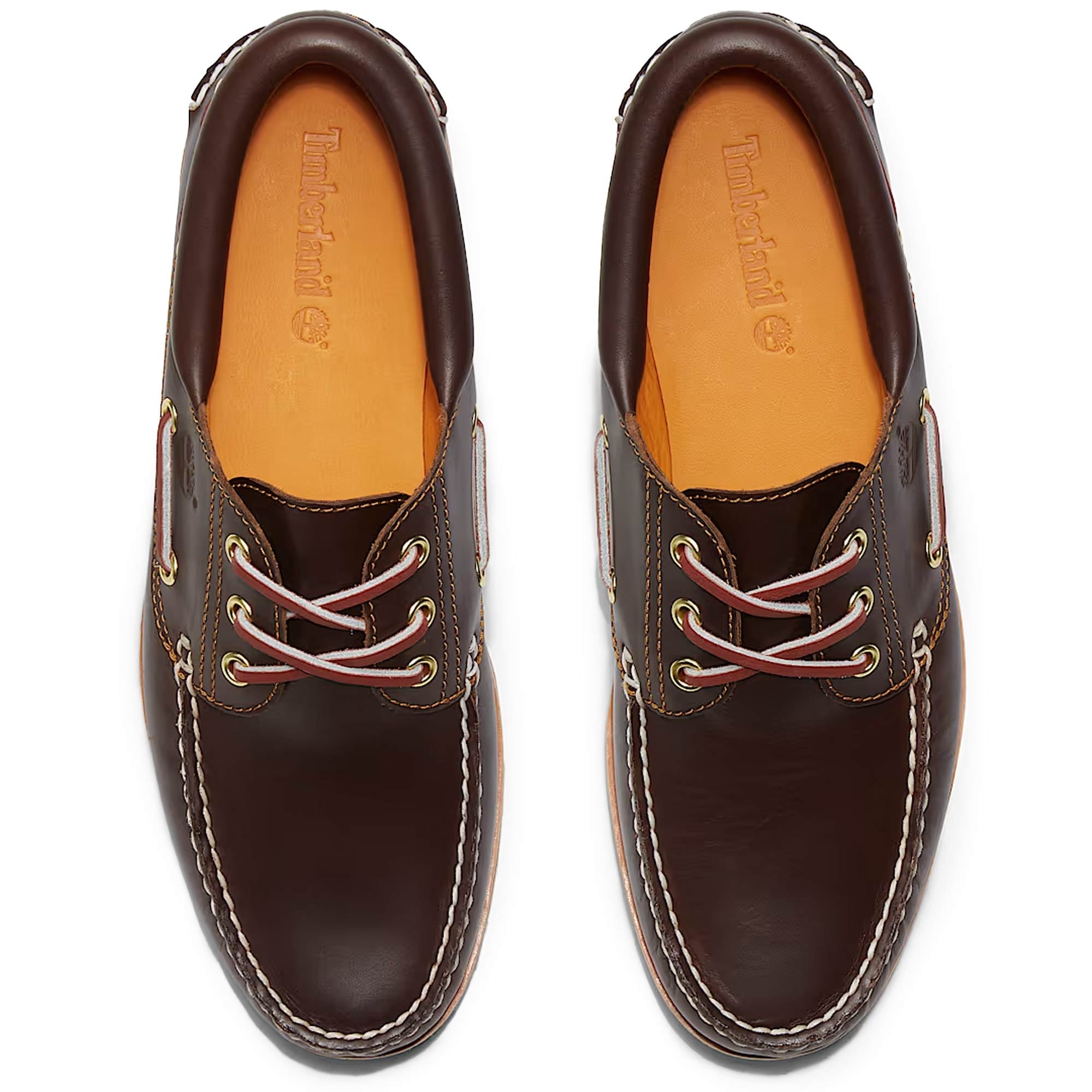 Timberland Authentic 3 Eye Boat Shoes - Mid Brown – Stuarts London