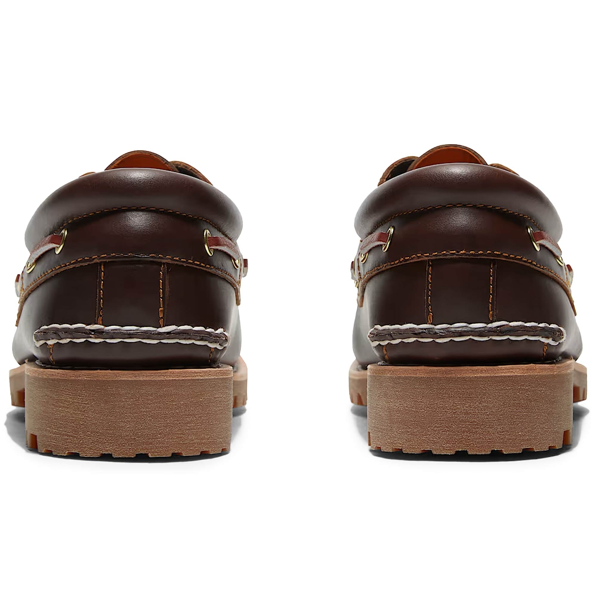 Timberland Authentic 3 Eye Boat Shoes - Mid Brown – Stuarts London