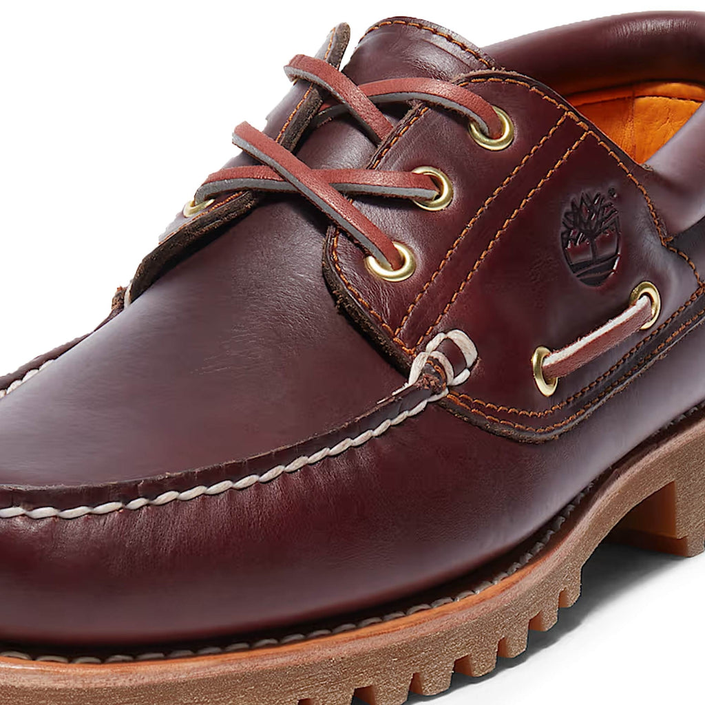 3-Eye Classic Lug Shoe - Burgundy