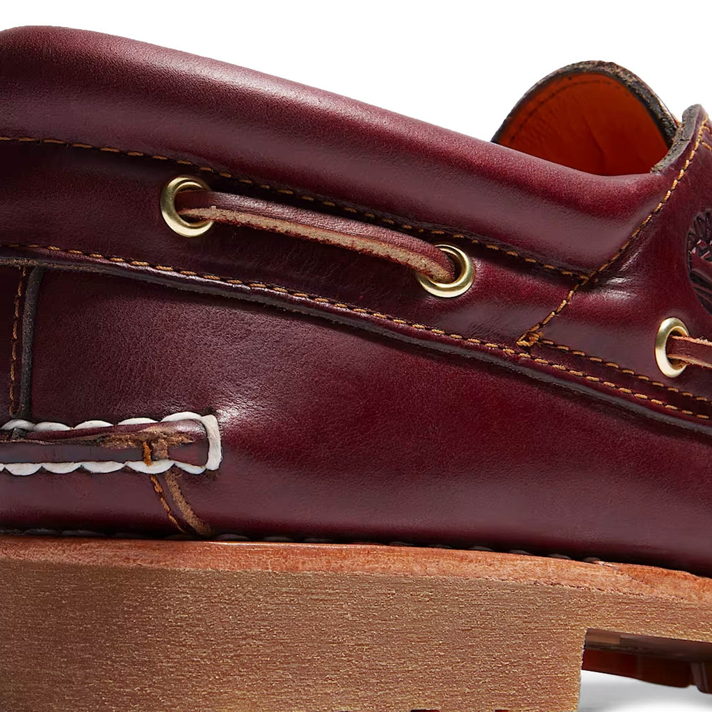 3-Eye Classic Lug Shoe - Burgundy