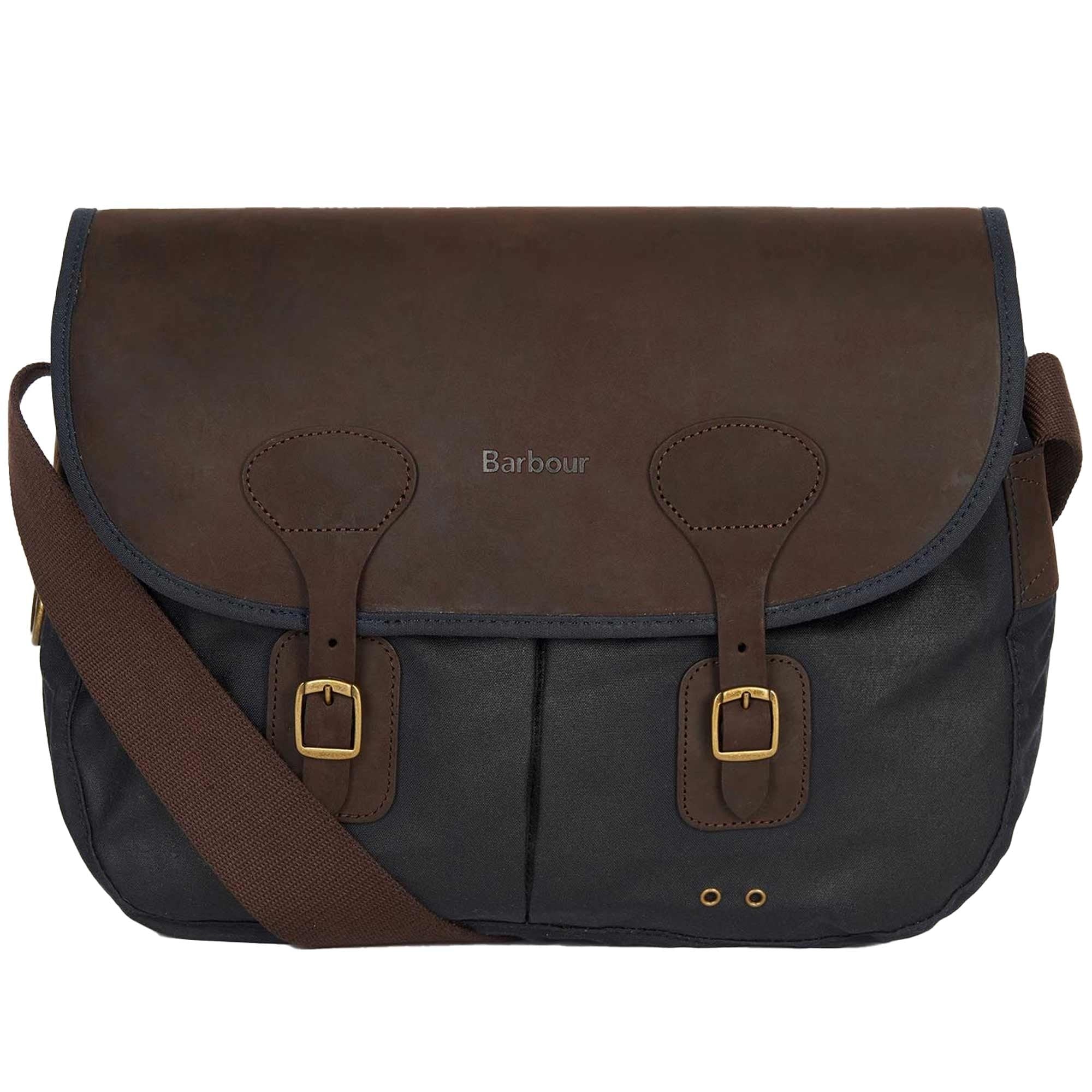 Wax Leather Tarras Bag - Navy