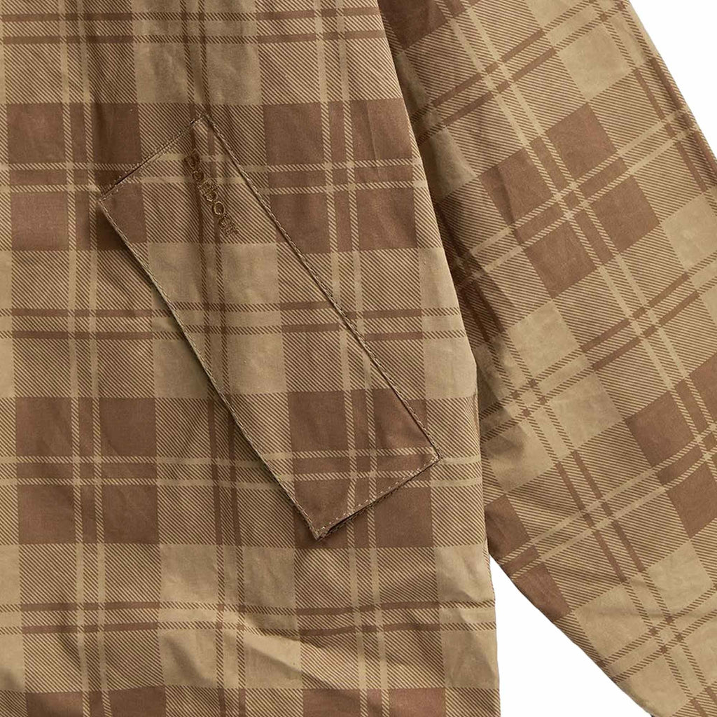 Barbour Transport Check Casual Jacket - Stone