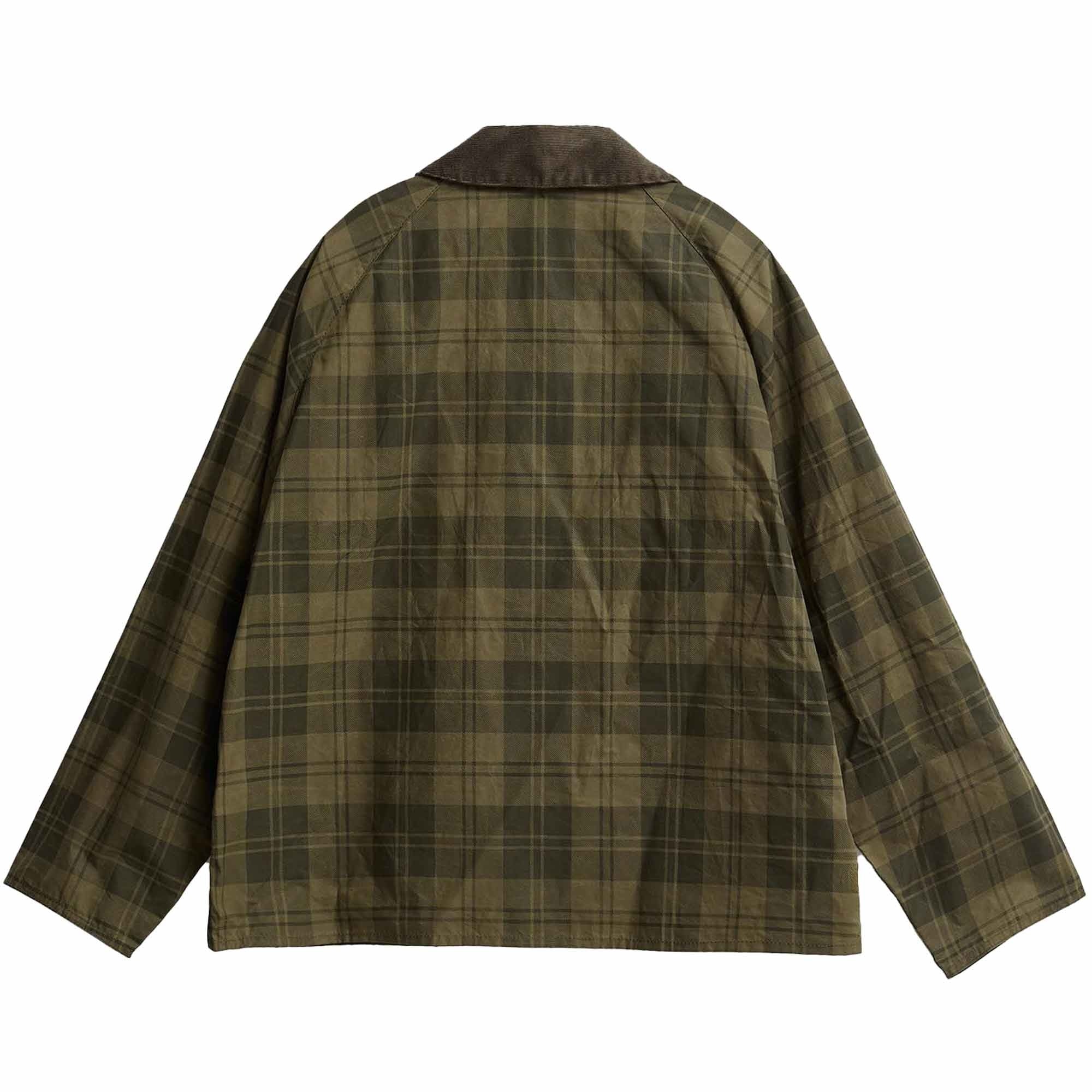 Barbour Transport Check Casual Jacket - Olive