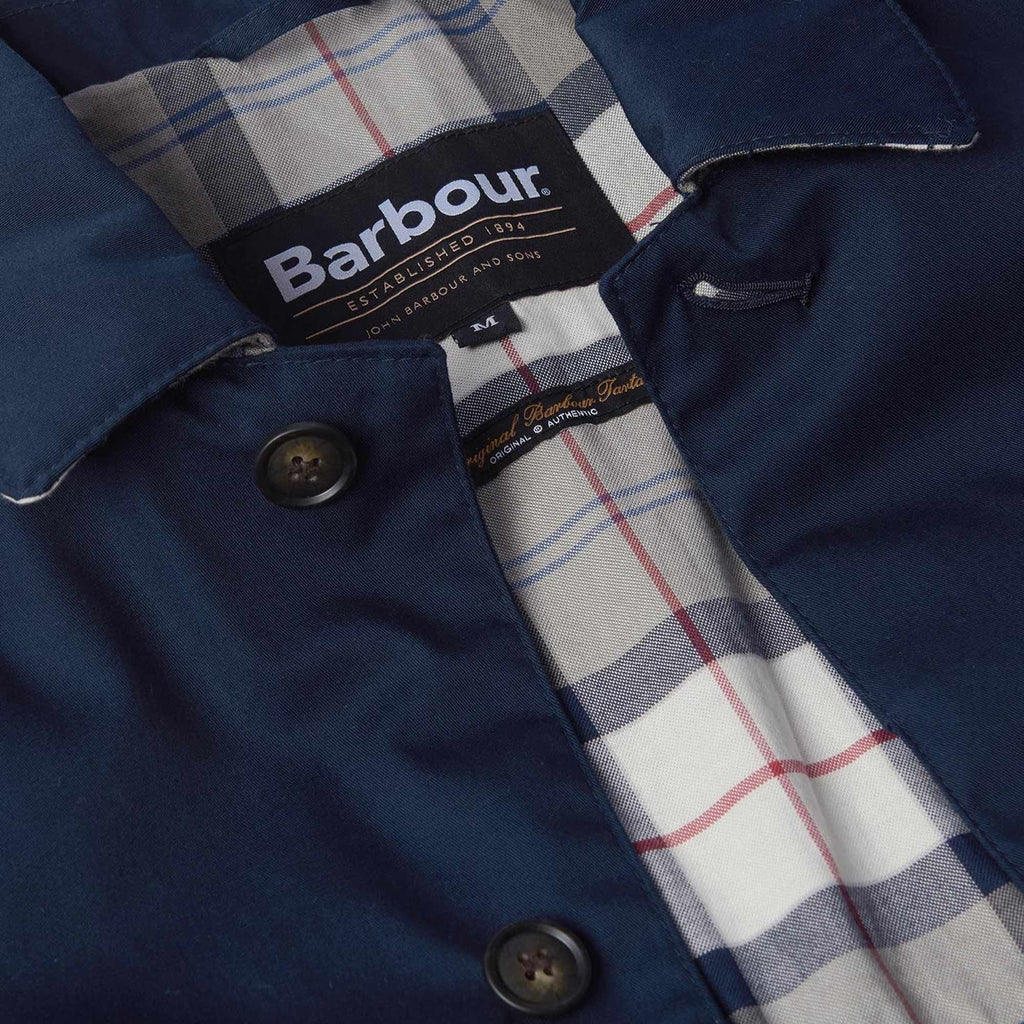 Barbour Rokig Lightweight Mac Jacket - Navy