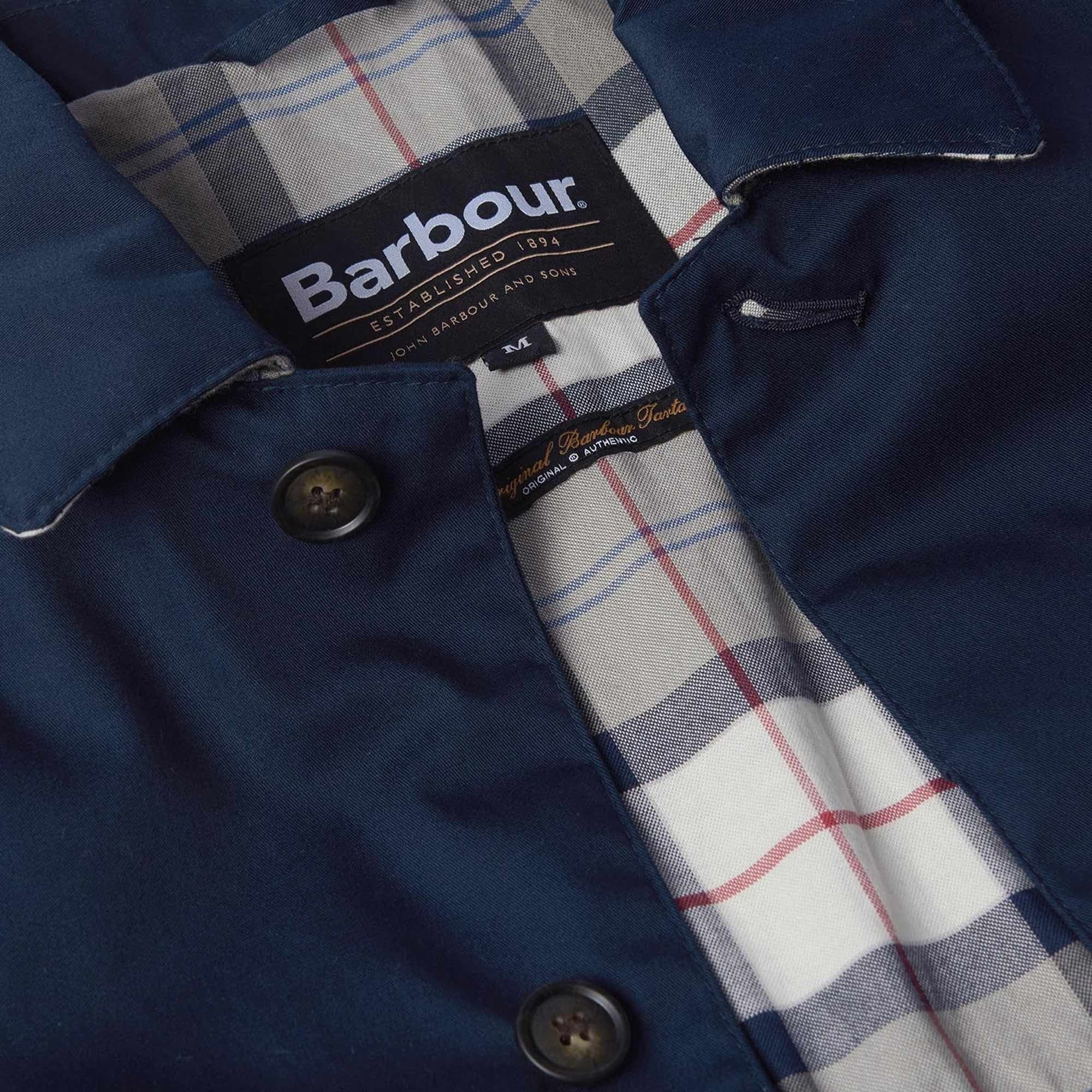 Barbour Rokig Lightweight Mac Jacket - Navy