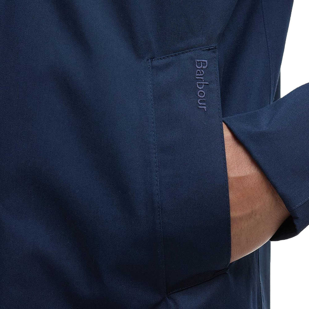 Barbour Rokig Lightweight Mac Jacket - Navy