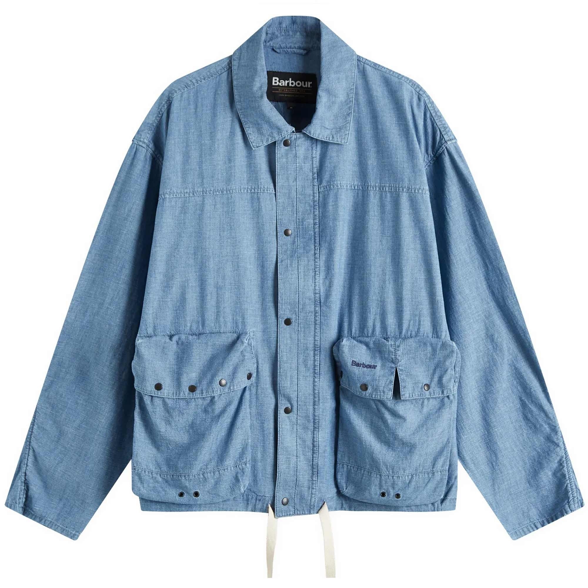 Barbour Durham Lightweight Denim Jacket - Chambray