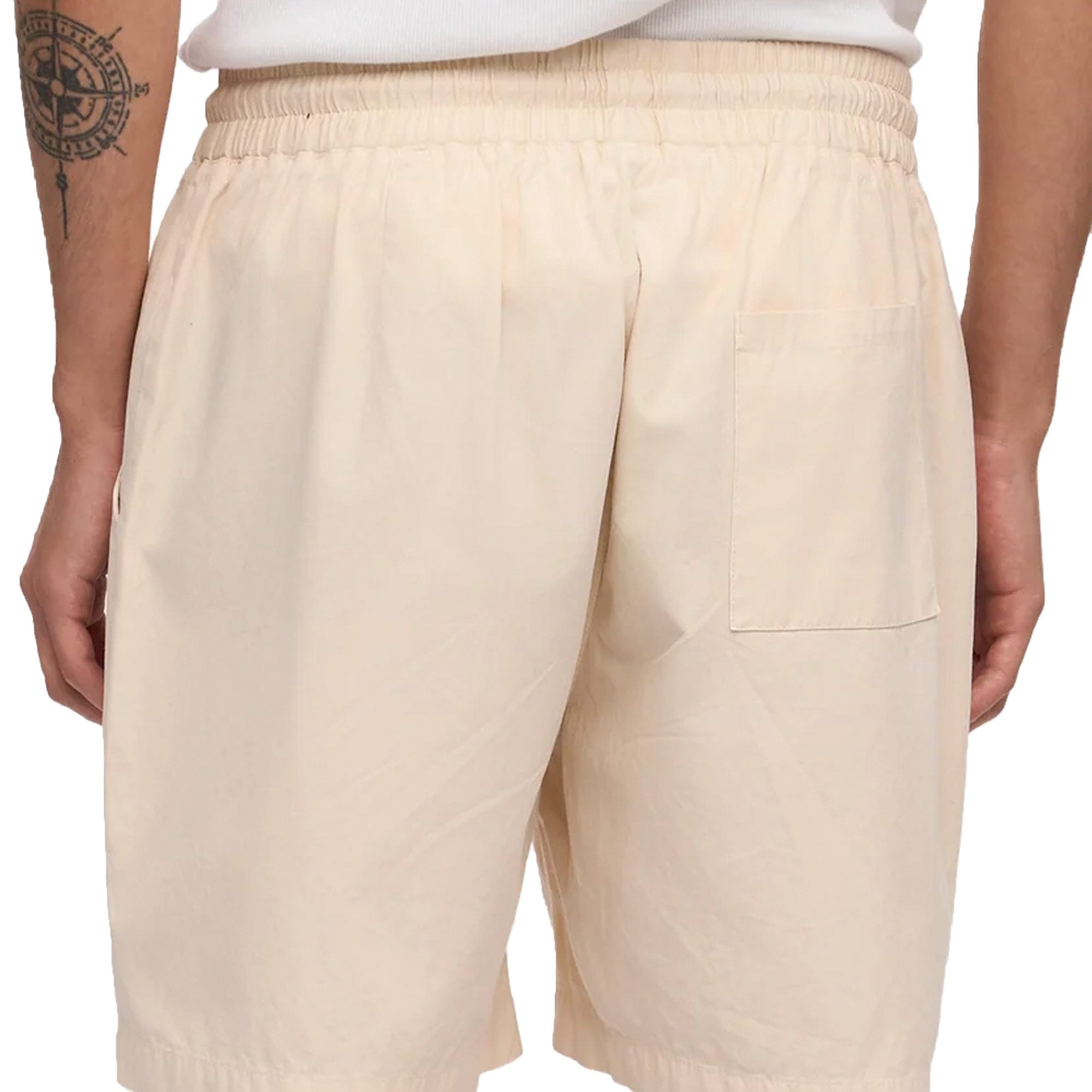 Organic Twill Shorts - Ivory White