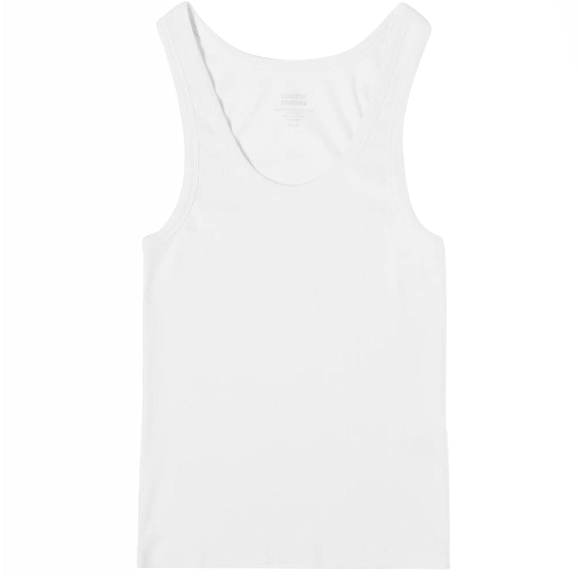 Organic Rib Tank Top - Optical White