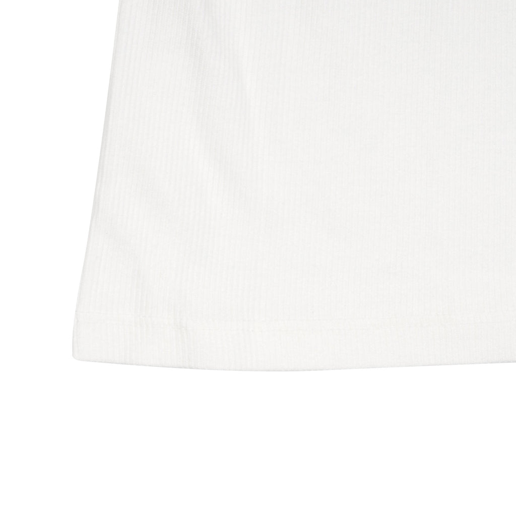 Organic Rib Tank Top - Optical White