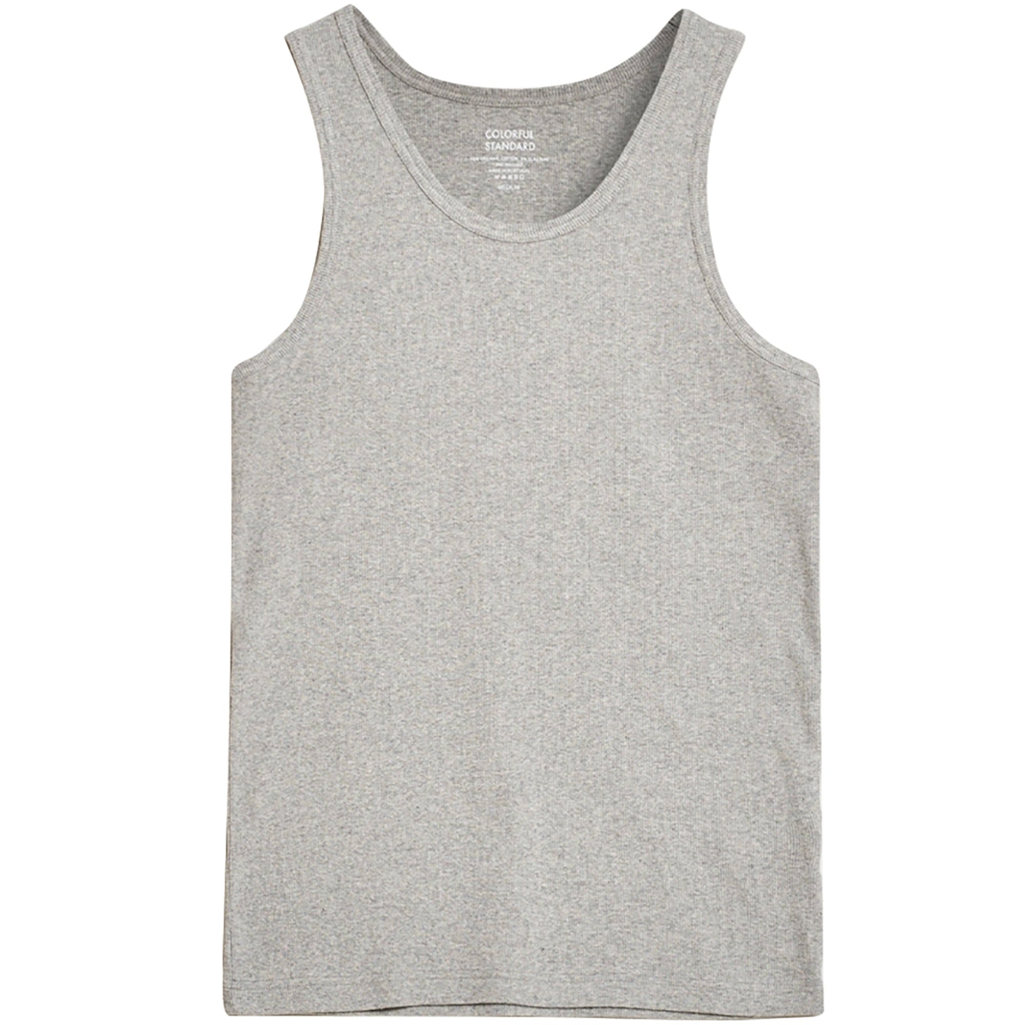 Colorful Standard Organic Rib Tank Top - Heather Grey