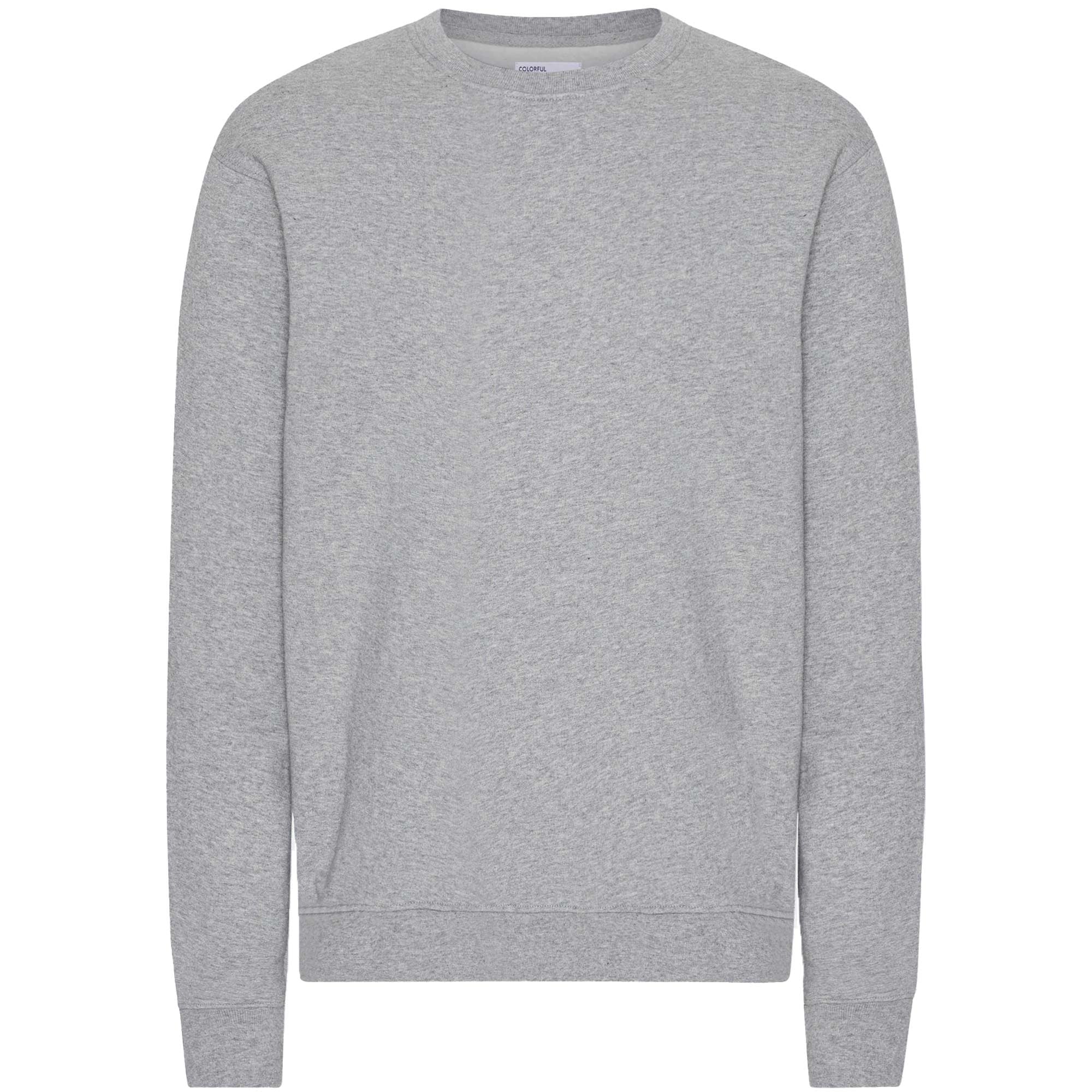 Classic Organic Crew - Heather Grey