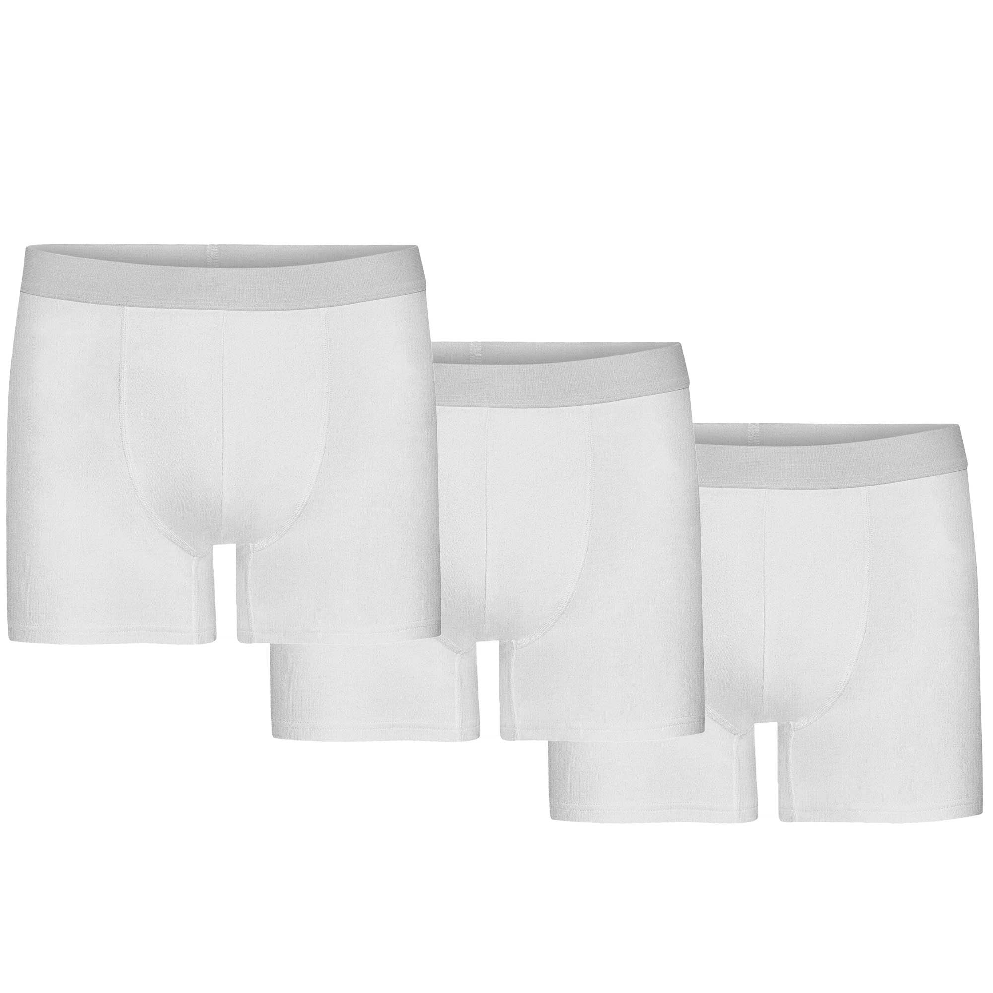3 Pack Classic Organic Boxer Briefs - Optical White