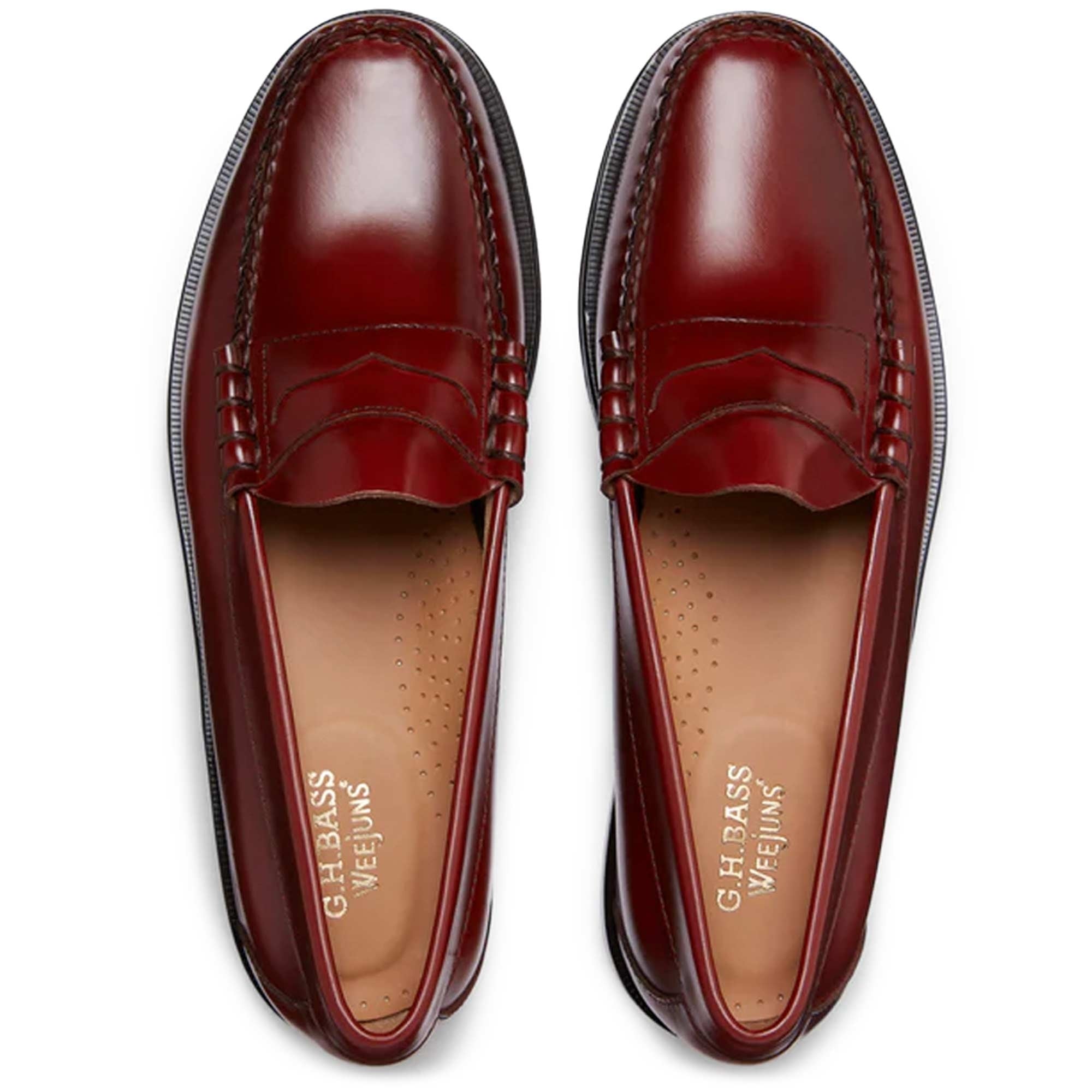 G.H. Bass Weejun Larson Penny Loafers - Smoke Paprika