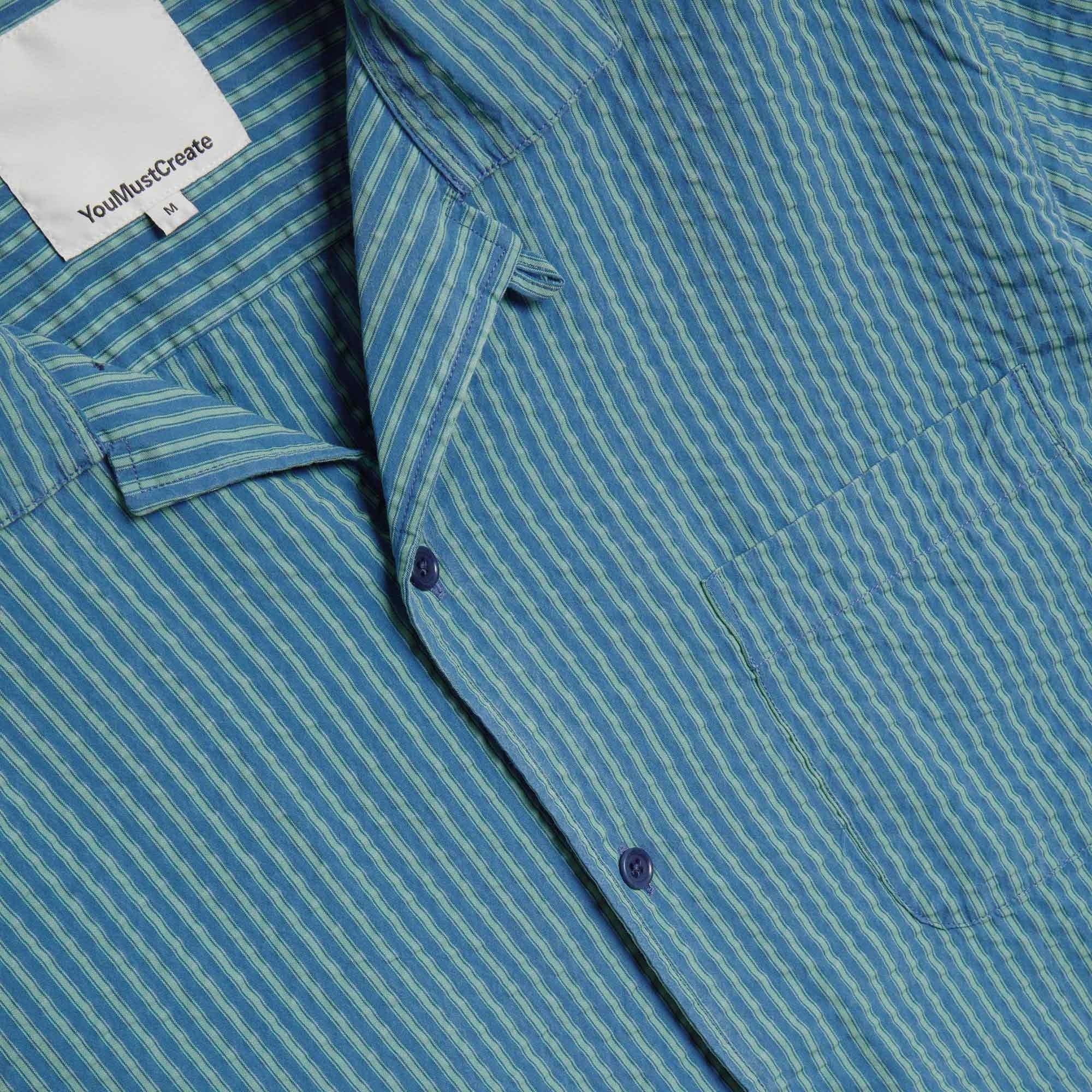 Malick Shirt - Blue and Green