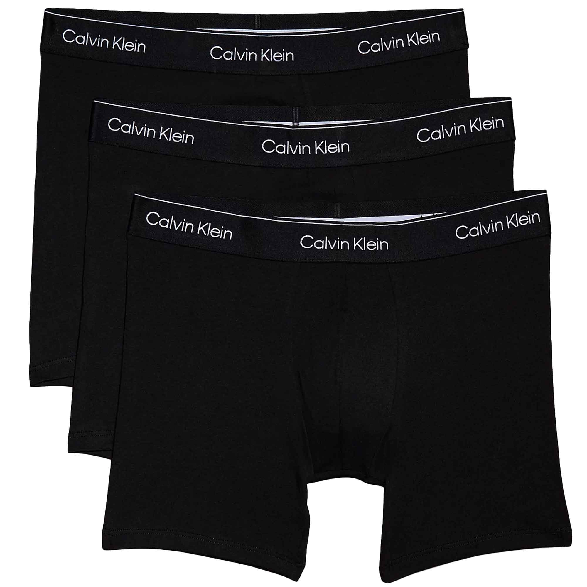 Calvin Klein 3 Pack Icon Boxer Briefs - Black