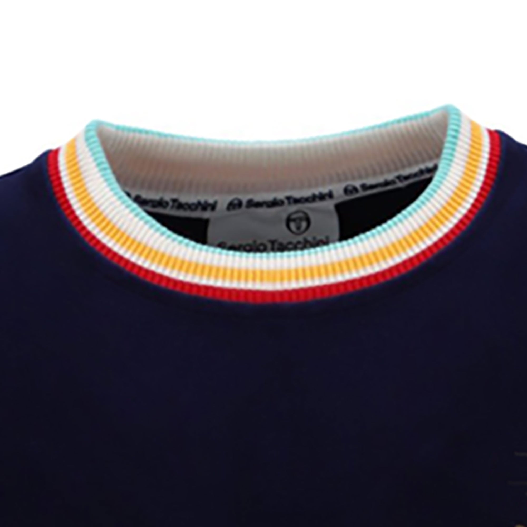 Sergio Tacchini Slice Velour T-Shirt - Maritime Blue