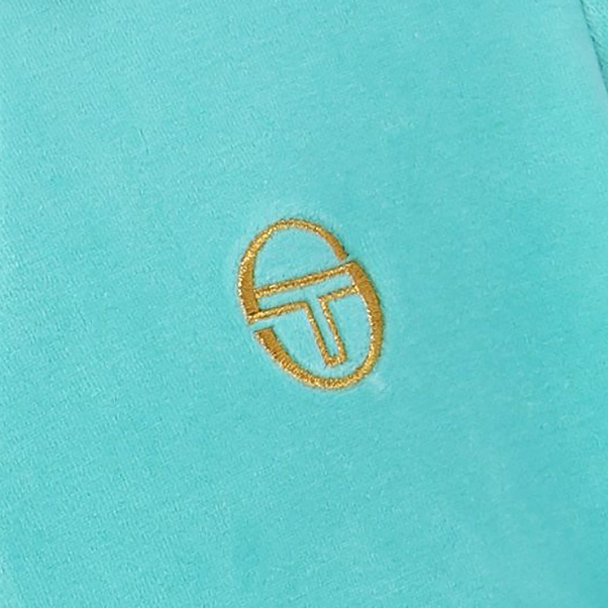 Slice Velour Track Jacket - Pool Blue