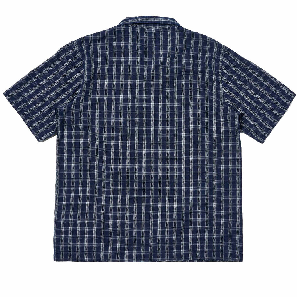 Universal Works Sal Road Shirt - Check Indigo